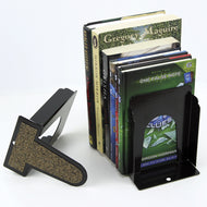 Steel Book Support, 9" with Cork Base Item: RBD-BSB9C
