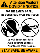 Covid-19 Plastic Signs - Pre-designed & Custom