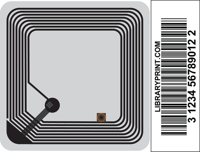 Square Dual HF RFID Tag - Item: RRF000012