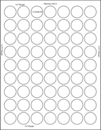 SPS15 - Spine Label (1.0" Diameter Circle)